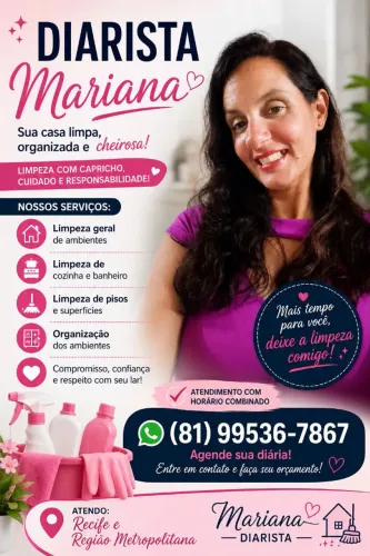 Diarista disponível