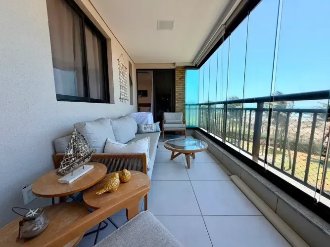 Apartamento 3 Suítes 148m² Mobiliado Vista Mar | Mandara Kauai