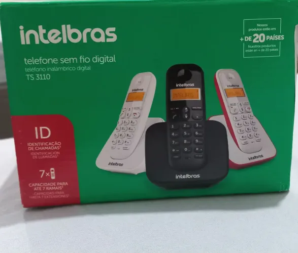 Telefone sem fio digital Intelbras Novo