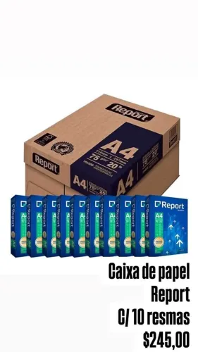 Caixa de Papel Report c/10 RESMAS