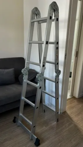 ESCADA ARTICULADA 4 x 3 FORTT - 12 DEGRAUS