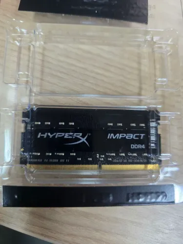 . Memória NB DDR4 8gb Kingston hyperX impact