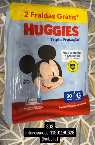 Fralda Huggies G