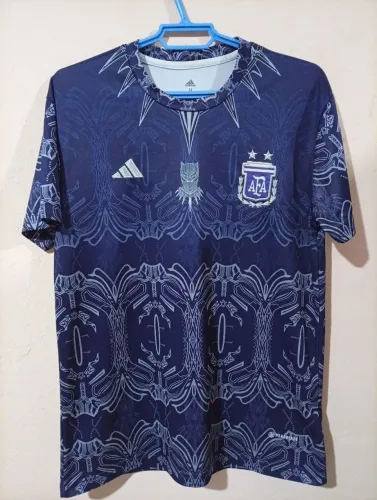 Camiseta da Seleção Argentina de futebol Edição Pantera negra de 2022 usada