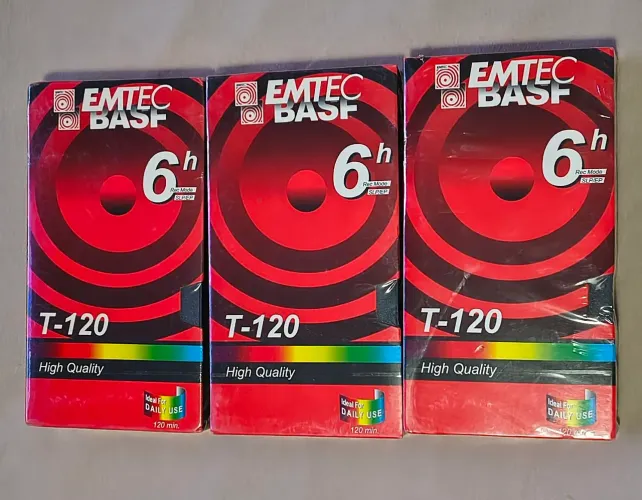 3 Fitas vhs lacradas