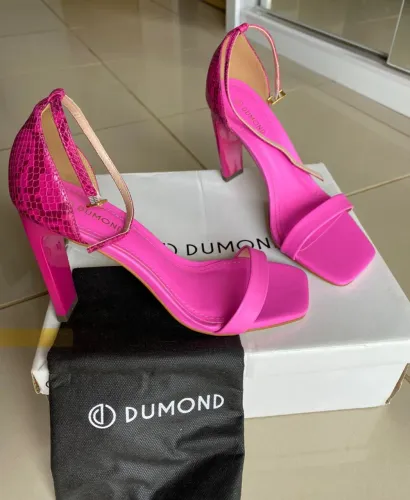 Sandália rosa dumond nova