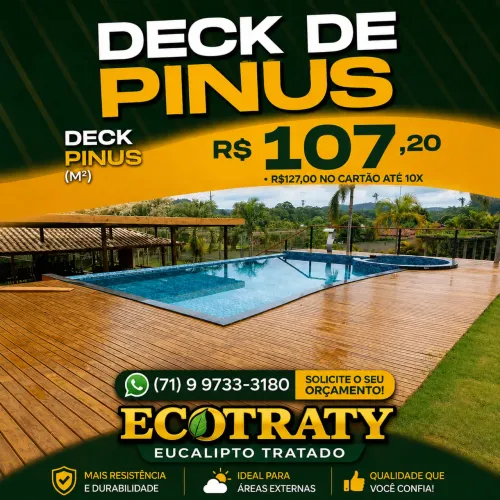 Deck de pinus (71)9 *