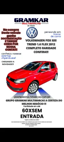 Volkswagen Fox 1.6 MI I Motion Total Flex 8V 5P 2012