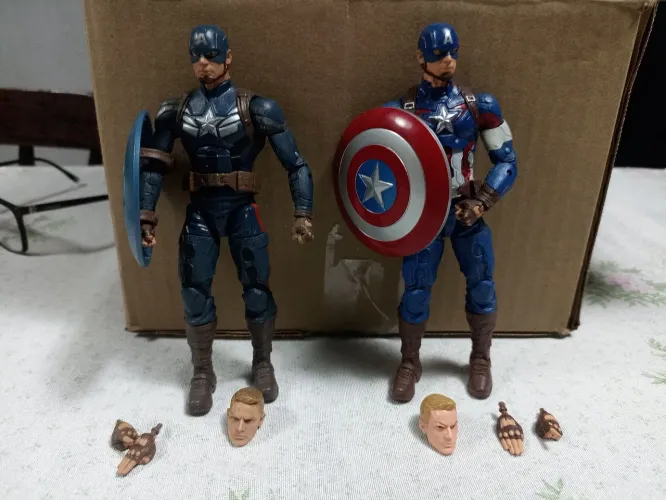 Figuras Marvel Legends Capitão América Hasbro!