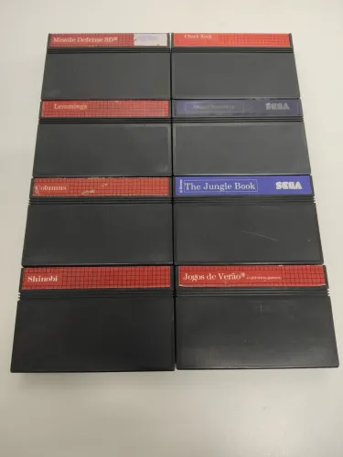 Lote de jogos Master System