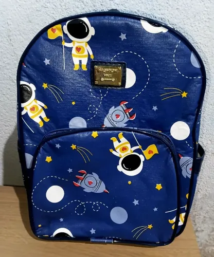 Mochila infantil - Tema Astronauta e espaço