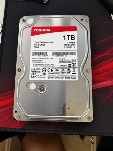 HD Toshiba P300 1TB 7200 RPM SATA III - Testado e 100% Funcional