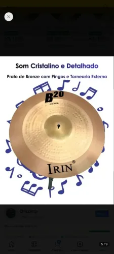 Pato de bateria Ride B20