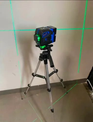 Nível a Laser 12 Linhas 2 Baterias Tripé