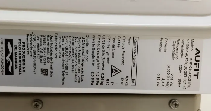 Ar-condicionado inverter novo 
