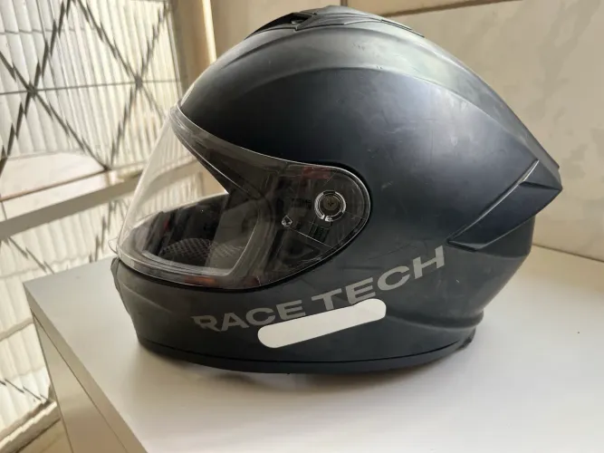 Race Tech Hit Monocolor Preto Fosco