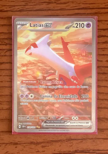 Carta Latias Ex Fagulhas Impetuosas - Pokemon 239/191 NM