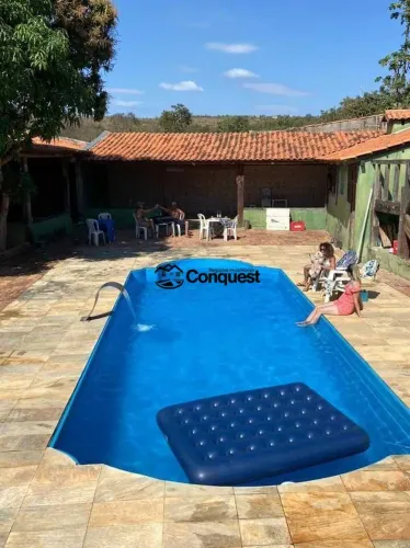 VENDO - CHÁCARA EM CAETANÓPOLIS 12.000 M², PISCINA, SAUNA E PORTEIRA FECHADA !!