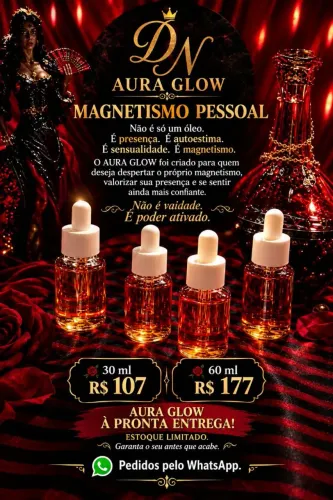 Óleo AURA GLOW - Consulta com Baralho