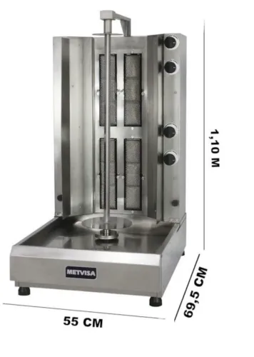 VENDE-SE ASSADOR DE CHURRASCO GREGO OU SHAWARMA METVISA EM PERFEITAS CONDIÇÕES!!