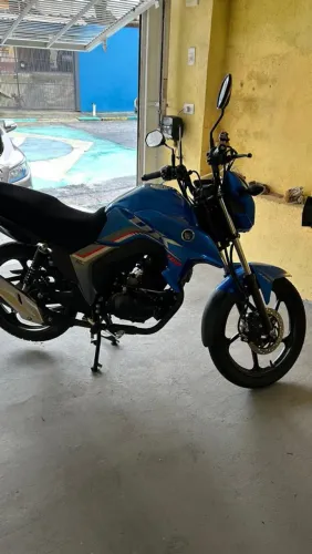 Haojue DK 160 Azul - Muito Conservada e Impecável