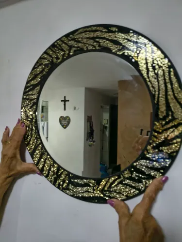 Espelho Decorativo para Salão Beleza, massagem/Esmalterias.