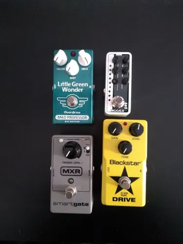 Pedais de guitarra - MXR, Mad Professor, Blackstar e Mooer