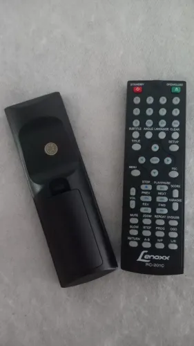 controle remoto Lenoxx RC-201C para DVD players.