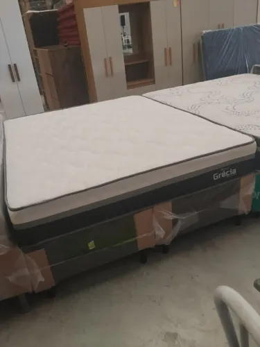 Seu Descanso Merece Mais Cama Queen: Suede e Molas Ensacadas