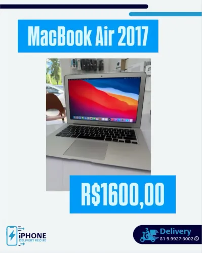 MacBook Air 2017  (loja física Recife) 