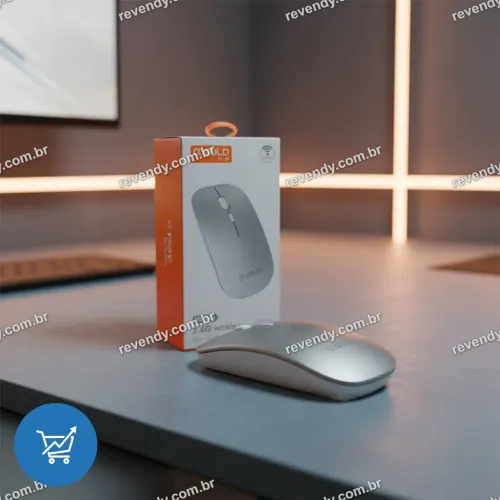 Mouse bluetooth - conectividade 2.4g recarregável - entrega grátis