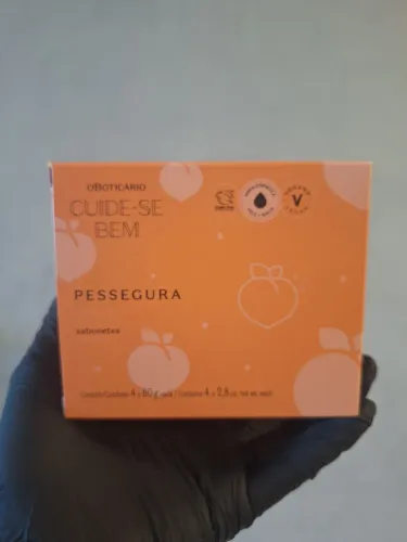 Sabonete Pessegura kit com 4und
