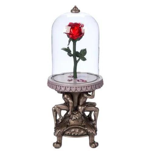 Luminária Rosa Encantada A Bela E A Fera Disney Original Nova