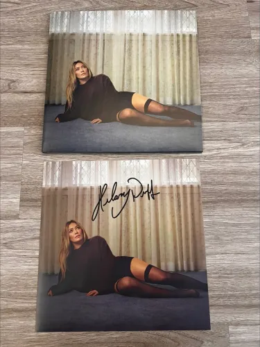 Hilary Duff - Luck Or something Vinil Autografado