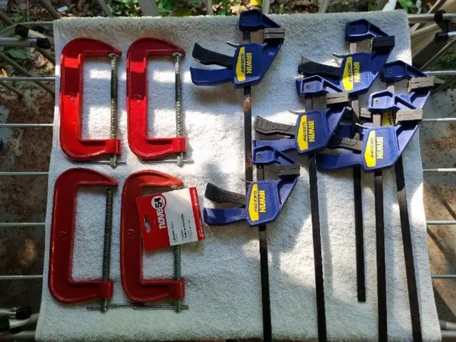 Kit variado de grampos p/ marceneiros