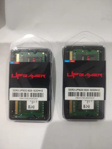 Barbada! Memória NOVA- UP GAMER DDR3 8GB- 1600MHZ