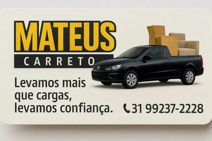 Faço carreto melhor preço da região oeste Belo Horizonte 