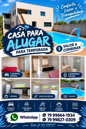 Alugo casa para temporada