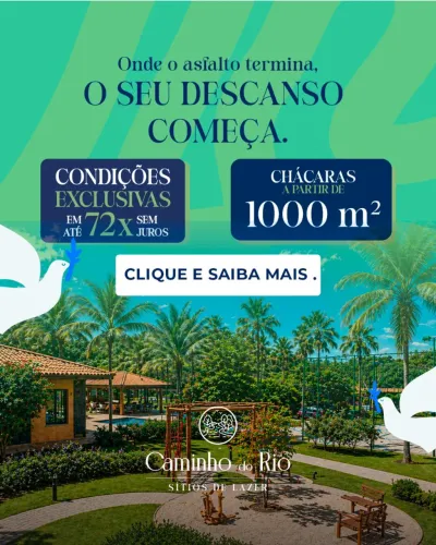 Condomínio de chácara caminho do Rio