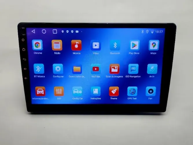 Multimídia 10 pol Android  4gb Ram 64gb GPS Carplay