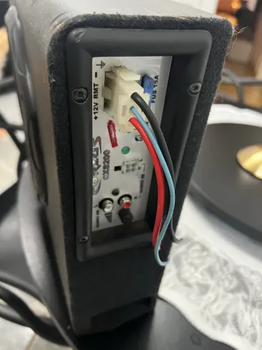 Caixa amplificada com potência corzus 200w subwoofer 8?