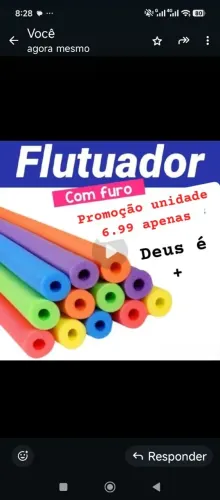 Flutuador todas as cores 7.00