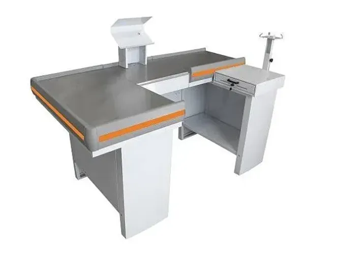 Caixa Chekout Cristal Aço 1,80m