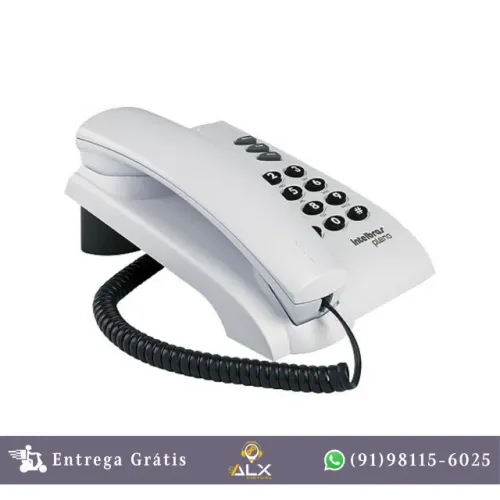 Telefone Pleno C/ Fio Cinza S/ Chave 4080055 *ENTREGA GRÁTIS*