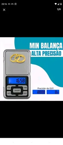 Mini balança de bolso 
