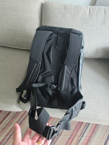 Mochila/bolsa bmw motorrad super nova impermeável preta