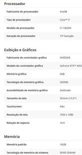 NOTEBOOK NITRO V15