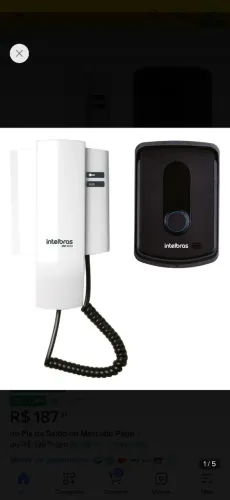 Kit porteiro Intebras ipr 8010