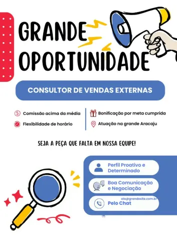 Consultor de Vendas Externas