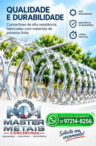 Concertina cerca cortante Master Metais
